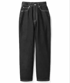 GRL 配色ステッチストレートデニム S