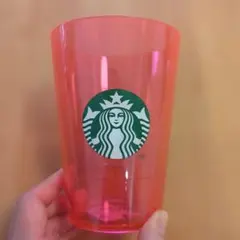 【新品】スターバックス ロゴコールドカップ ピンク 384ml