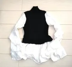 S～M位 シャツドッキングニット