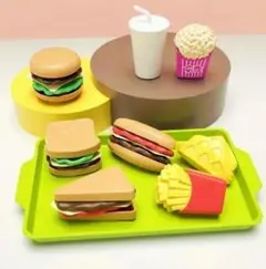 おままごと ハンバーガーショップ キッチン お店屋 知育玩具 マック おもちゃ