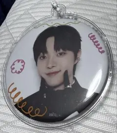 &TEAM EJ ウィジュ　セカナン　缶バッジキーリング 缶バ