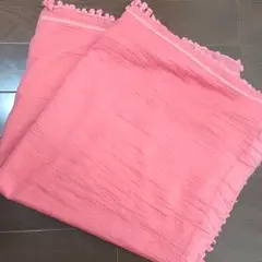 ★PLSTサーモンピンク大判ストールのサムネイル