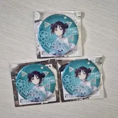 京都 IP書店 超かぐや姫！ TSUTAYA グリッター缶バッジ 彩葉 3点