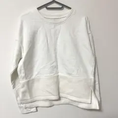 未使用コムサイズム、ボア付きトップス