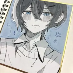 R*u様 ブルアカ ブルーアーカイブ BlueArchive ケイ 色紙 手描き