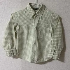 COMME CA ISM 長袖チェックシャツ 120