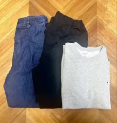 160サイズ　セット　UNIQLO 裏起毛　パンツ　チャンピオン　スウェット
