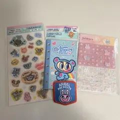 エンジェルブルー　6穴シール帳　セリア　エポキシシール