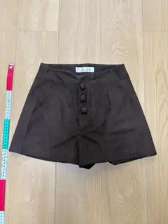 SNIDEL スナイデル ハイウエスト ショートパンツ ブラウン 0