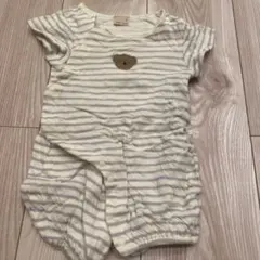 プティマイン　50-70センチ　ストライプロンパース