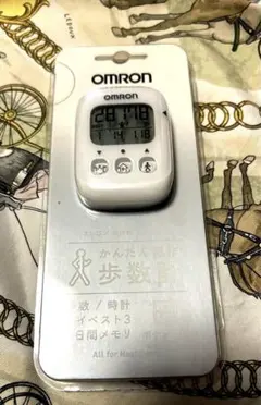 OMRON オムロン 歩数計 HJ-325-W ホワイトのサムネイル