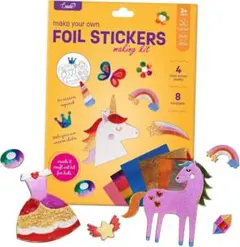 ホイルアート 工作キット 手作りシール ステッカー 38種類 キラキラ かわいい