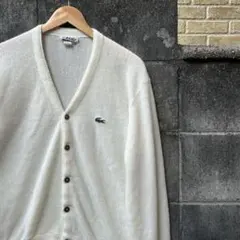 vintage ラコステ IZOT 70s アクリル カーディガン USA製