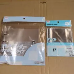 ダイソー 3穴バインダーB7サイズ・ミニフォト用リフィルセット