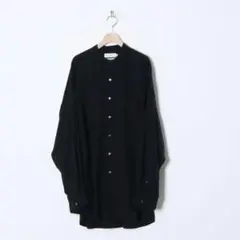 Graphpaper 24SS Linen Cupro Shirt Blackのサムネイル
