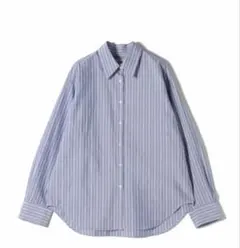 25SS Ernie Palo シルクコットンストライプシャツ 36 - メルカリ