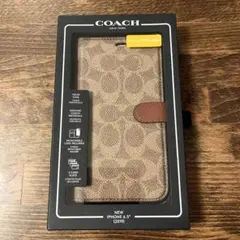 【新品】COACH iPhone 11 Pro Max 手帳型ケース　コーチ