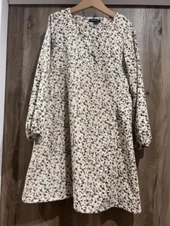 BEAMS mini 花柄ワンピース 130