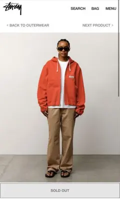 Stussy Work Jacket Unlined Canvas Safari - メルカリ