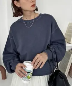 ショート丈 スウェット