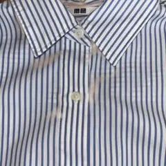 美品！ユニクロ　ストライプシャツ サイズS