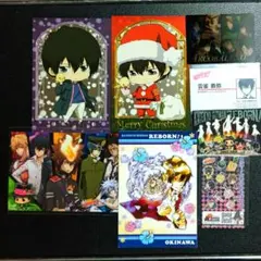 家庭教師ヒットマンREBORN!　雲雀セット　ポストカード　ステッカー　カード