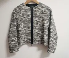 ♡アドーア ゼブラ柄 ノーカラージャケット/ショートコート♡