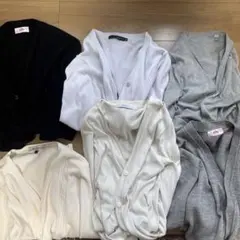 長袖カーディガンセット 5点セットM、Lサイズ