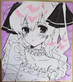 オリジナル 手描きイラスト　2枚セット
