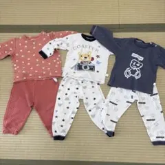ベビーパジャマセット 動物柄 星柄まとめ