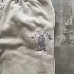 BAPE スウェットパンツ グレー 160