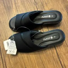 PANSY ブラックサンダルのサムネイル