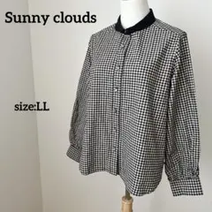 Sunny clouds　サニークラウズ　フェリシモ　魔女のギンガムシャツ　LLのサムネイル