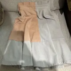 CECIL McBEE フレアスカート M グレー ベージュ