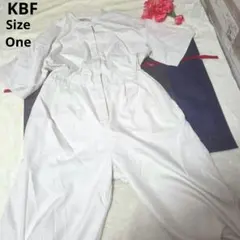 【オシャレ☆KBF】オフホワイト　オールインワン　サイズOneのサムネイル