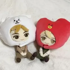 BT21 RJ BTS JIN ジン ぬいぐるみ 11個＋アミボムセット BT21 RJ ぬいぐるみ 11点セット [ジン] - メルカリ