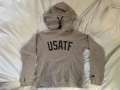 Nike USATF フード付きパーカー グレー　Sサイズ