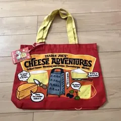 新品未使用タグ付き トレーダージョーズ エコバッグ チーズ柄