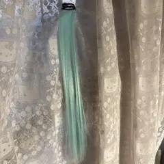 ポイントウィッグ エクステ ライトグリーン