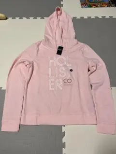 HOLLISTER ホリスター　フード付きパーカー M ピンク