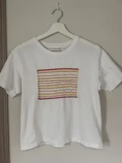 bulls de Savon ホワイト 半袖 Tシャツ クロップド丈のサムネイル