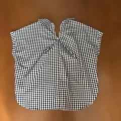 レディース　ギンガムチェック 半袖シャツ