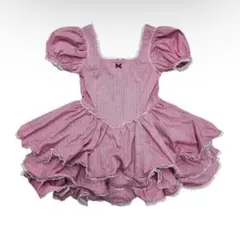 lillilly S/S デニムフリルワンピースのサムネイル