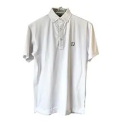 【美品】フットジョイ ゴルフ 半袖 ポロシャツ メンズ S ロゴ ウェア FJ