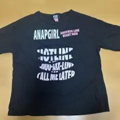 ANAP GIRL グラフィックTシャツ サイズ160 ブラック