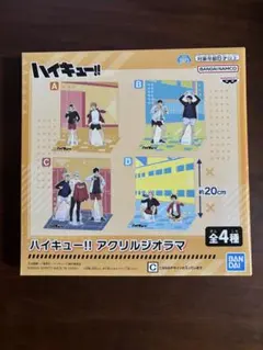 ハイキュー　アクリルジオラマ　月島蛍　黒尾鉄朗　木兎光太郎