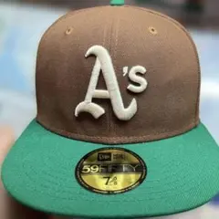 【廃盤品】【調整バンド付】58.7㌢　A's 30周年記念キャップ ニューエラ