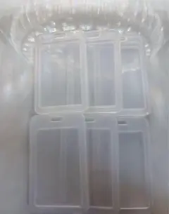 透明プラスチック トレカケース 6枚セット