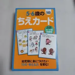 5・6歳のちえカード　考える力を育む　カード型問題集　脳育のサムネイル