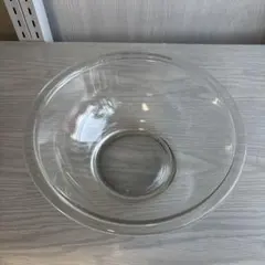 【新品未使用】PYREX 耐熱ガラス　ボウル　直径約25㎝